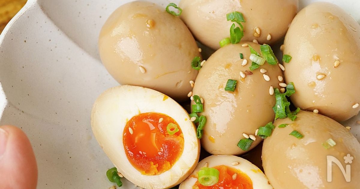 ご飯とビールに最強 にんにく香るラーメン屋風味卵 味玉 By 今日のおうちごはん レシピサイト Nadia ナディア プロの料理家のおいしいレシピ