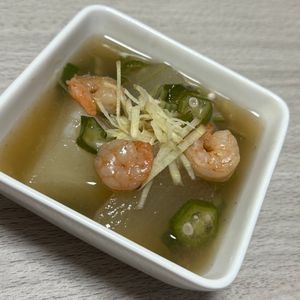 みーこの作ってみた!投稿(冬瓜とえびのとろみ煮)