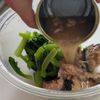 【帰宅5分でできる♡即席！鯖缶と小松菜ナムル】レンジで完結の工程2