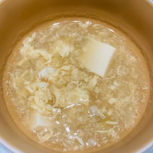 すみれの作ってみた!投稿(ふわふわ豆腐の中華風♡生姜あんかけスープ【#とろみづけ不要】)