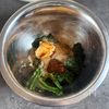 ほうれん草と半熟たまごの胡麻和えの工程5