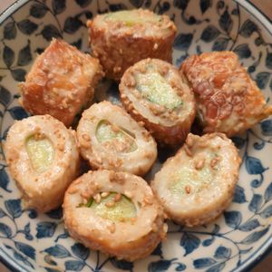 たりおの作ってみた!投稿(【5分で完成！】ちくわときゅうりのごまマヨ和え)