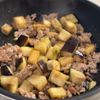 【旨辛やみつき】なすと豚そぼろのご飯の工程2
