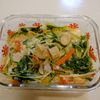 にゃんこさん🐱の作ってみた!投稿(電子レンジで簡単！高野豆腐と水菜の卵とじ)