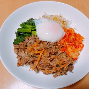 Nnnの作ってみた!投稿(【甘辛肉のお手軽ビビンバ】絶品！お肉も野菜も一皿で♪)