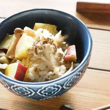 きのことさつまいもの炊き込みごはん