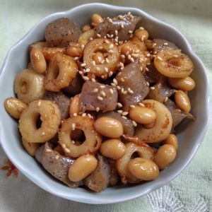 コスモスの作ってみた!投稿(【蒟蒻とお豆さんのうま煮】作り置き/お弁当に♡︎)