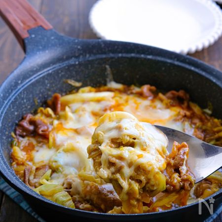 とろーりチーズの豚こまキャベツのカレー炒め By 松山絵美 レシピサイト Nadia ナディア プロの料理家のおいしいレシピ