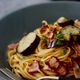 フライパン1つ！満足度大【茄子とベーコンのバター醤油パスタ】