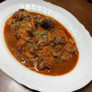 たかやの作ってみた!投稿(デミ缶不使用！鶏もも肉1枚でビストロ級煮込み)