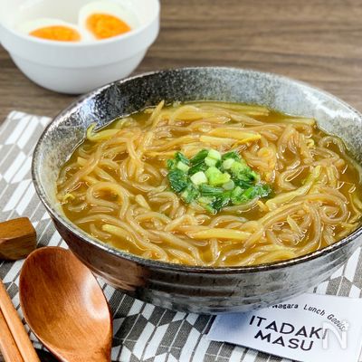 白滝ともやしの『まるでカレーうどん』＊炭水化物控え中に＊