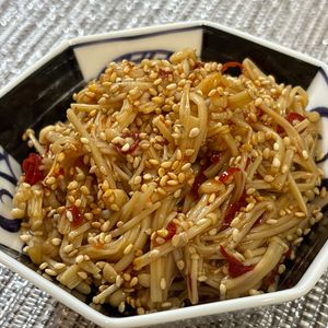 楽ラク手抜キッチン🐶🐾の作ってみた!投稿(レンジ5分！とろとろで美味しい「爆速なめたけ」おつまみにも◎)