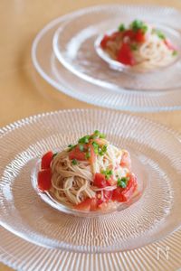 簡単♪冷製トマトそうめん@カッペリーニ風