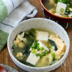 レンチンで作る＊豆腐とワカメのかき玉スープ