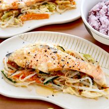 【鮭の味噌マヨ焼き】ちゃんちゃん焼き風♡ごはんが進む!