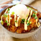 簡単・コスパ最強！ごはんが進む♡【とろ〜り卵のてりマヨ丼】