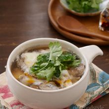 酸味と辛味がたまらない！レンジでつくる簡単！酸辣湯風スープ