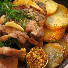 フライパンで簡単♡イタリアン豚肉ロースト