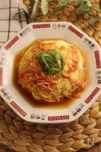 【業務スーパー】中華甘酢あんで簡単♪天津飯