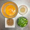 安くてうまいは正義！韓国風にらたま納豆丼の工程1