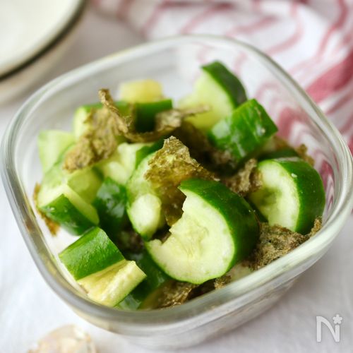 【3分で完成🥒!】おつまみ海苔きゅうり