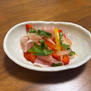こむぎの作ってみた!投稿(【パプリカと玉ねぎのマリネ】レンチンで簡単♡)