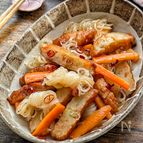 【野菜天としらたきのやさしい煮物】煮込み5分♡