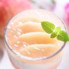 淡雪ミルクムースの蜂蜜レモン桃ゼリー🐄🐝🍋🍑