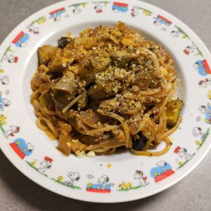 yossyの作ってみた!投稿(リピ確定！ワンパン15分【絶品なすのミートパスタ】)