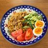 みわの作ってみた!投稿(きのこたっぷりで腸活にも♩カレー風味ジャージャー麺)