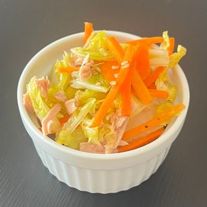 bar0000nの作ってみた!投稿(【白菜の塩だれナムル】レンジで簡単！旨みたっぷりナムル♡)