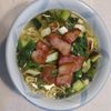 1253528の作ってみた!投稿(【チンゲン菜とベーコンの塩ラーメン】スープも簡単手作りで♪)