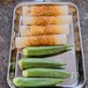 火を使わない◎ちくわとオクラのうま塩昆布和えの工程1