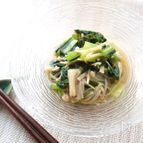【小松菜とえのきの煮浸し】レンジでお手軽もう1品♪