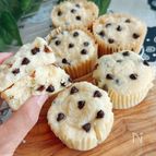 レンジで3分！米粉×豆腐のチョコチップパン