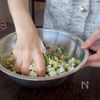 止まらない！自慢の白菜餃子の工程1