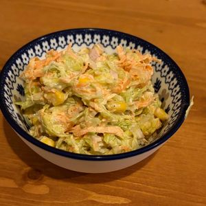 のんちゃんの作ってみた!投稿(【基本のコールスロー】ハム&コーンでこども喜ぶ（春キャベツ）)
