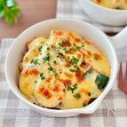 ホクホクおいしい♡かぼちゃとさつまいものグラタン