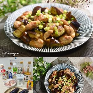 クラ蔵の作ってみた!投稿(【塩麹チキンとなすの甘辛炒め】やわらかジューシー！)