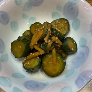 くだもの大好き🧡の作ってみた!投稿(【ポリポリあの味！きゅうり漬け】切って漬けるだけ♪)