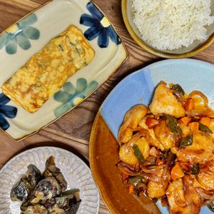 ぴいすけの作ってみた!投稿(【鶏むね肉の野菜たっぷり酢鶏】揚げない簡単!ヘルシーおかず♪)