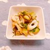 ビートの作ってみた!投稿(レンジで2分！チンゲン菜と竹輪の塩昆布ラー油和え)