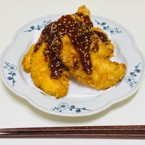 だいふくの作ってみた!投稿(【鶏ささみの胡麻ソースカツ】衣付け簡単♬︎家族喜ぶ♡)