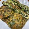 ゆくゆくの作ってみた!投稿(大人向けの卵焼き！チーズ入り♪春菊の卵焼き)
