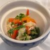 うめともの作ってみた!投稿(葉も無駄にしない♪セロリとパプリカのやみつき和え)