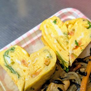 まゆのの作ってみた!投稿(【お弁当にもおすすめ】三つ葉と桜エビのたまごやき)