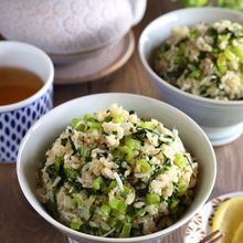 ごま油香る＊小松菜しらす混ぜごはん