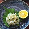 いかの塩なめろう|薬味たっぷり