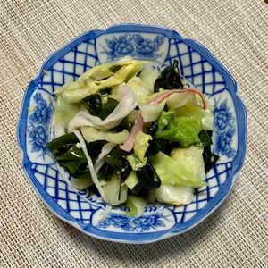 あおいの作ってみた!投稿(【春キャベツとわかめのナムル】つくりおきに♪)