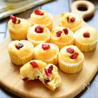 【米粉のクランベリーマフィン】ほんのり甘酸っぱい♡簡単おやつ